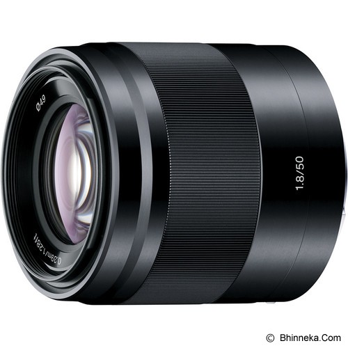 SONY E 50mm F1.8 OSS Prime Lens SEL50F18 - Black